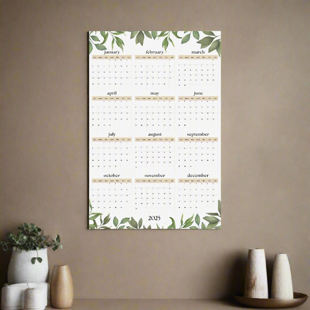 
                      
                        2025 Botanical Wall Planner
                      
                    