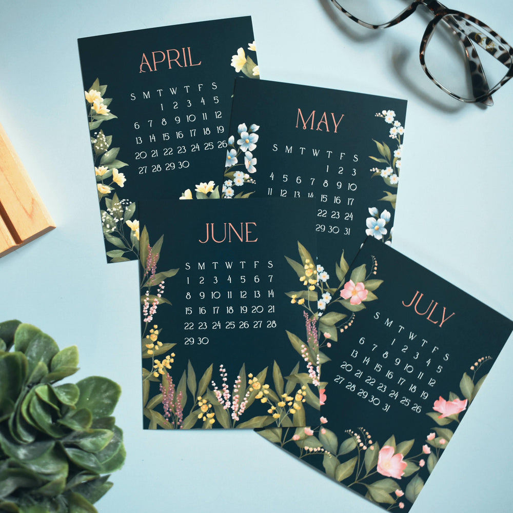 
                      
                        2024 Calendar Refill Cards, Floral Desk Decor,
                      
                    