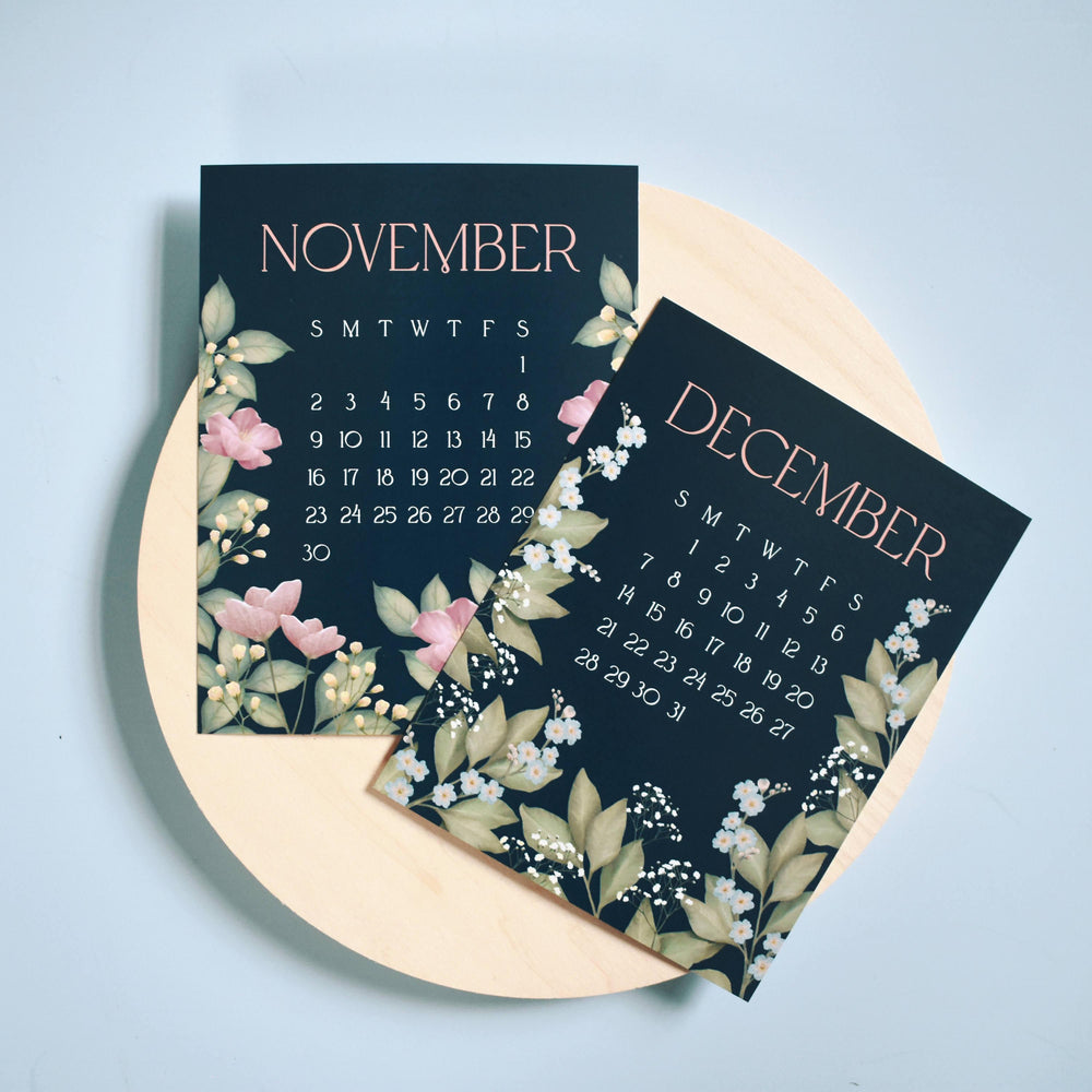 
                      
                        2024 Calendar Refill Cards, Floral Desk Decor,
                      
                    