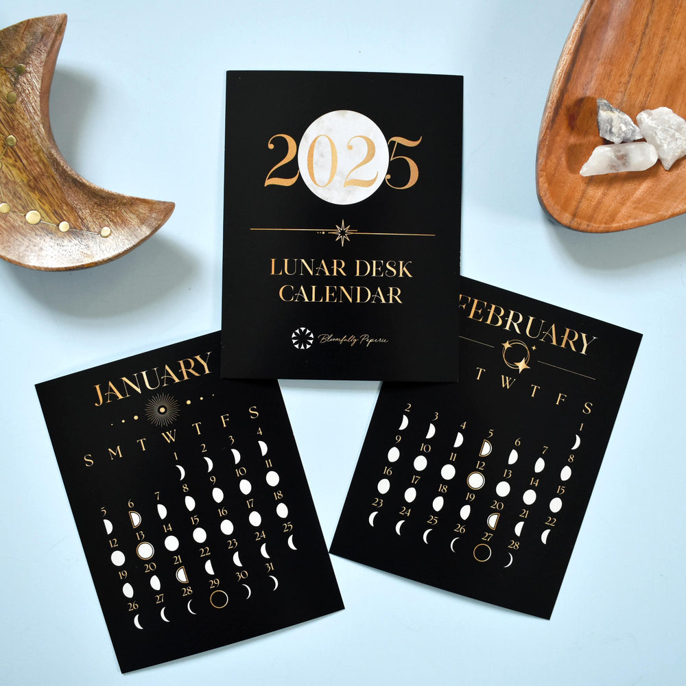 
                      
                        2025 Full Moon Desk Calendar With Stand, Lunar Phases Astrology Gifts For Friends,
                      
                    