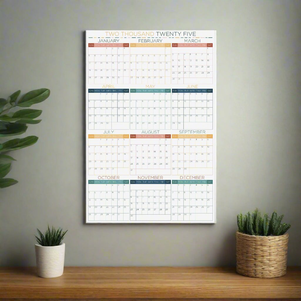 
                      
                        2025 Modern Ochre Wall Planner
                      
                    