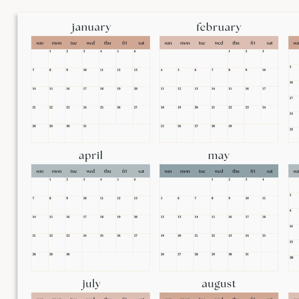 
                      
                        2024 Calendar, Large Wall Calendar, Family Calendar,
                      
                    