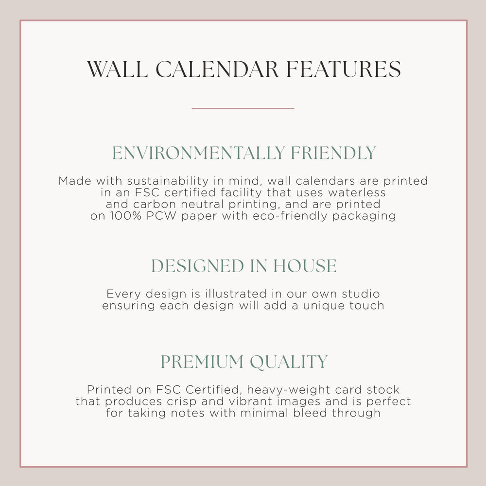 
                      
                        Minimalist 2024 Wall Calendar, Monthly Calendar, Eco-friendly Recycled Paper,
                      
                    