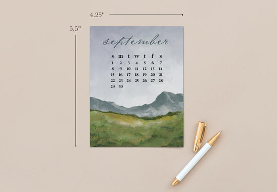 2024 Landscape Art Desk Calendar – Bloomfully Paperie